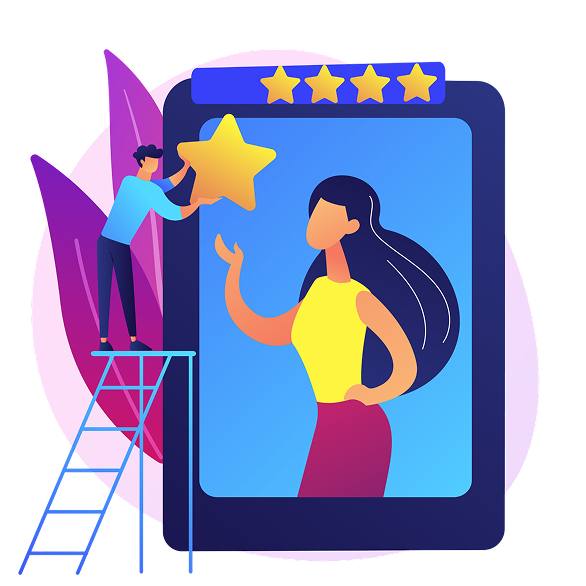 Celebrity Endorsement Campaign Dashboard Illustration
